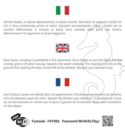 Letizia Vista Mare-wi-fi-box Auto Incluso Апартаменты *